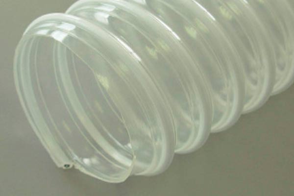 Gaine flexible en polyuréthane spirale ACIER - gainée PVC