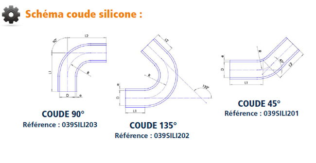 Coude silicone