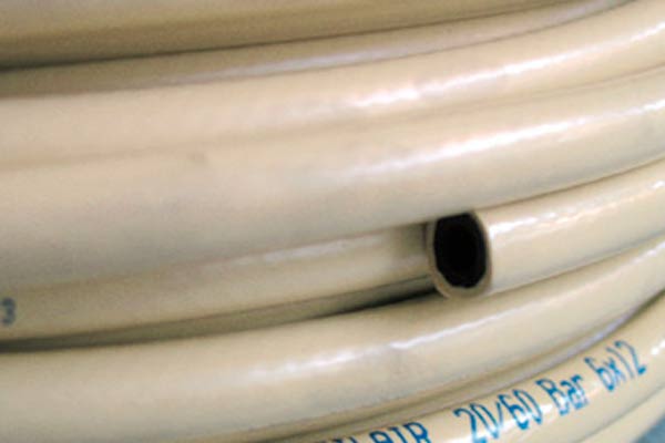 Tuyau PVC beige air comprimé